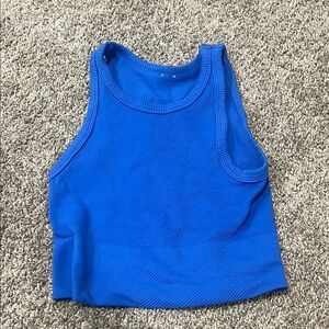 Vibrant Blue Sleeveless Top